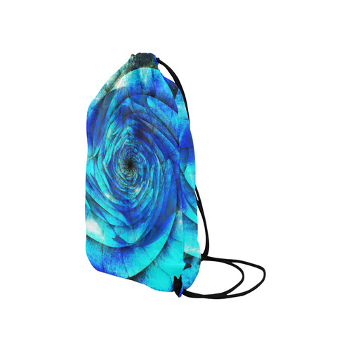 Galaxy Wormhole Spiral 3D - Jera Nour Small Drawstring Bag Model 1604 (Twin Sides) 11"(W) * 17.7"(H)