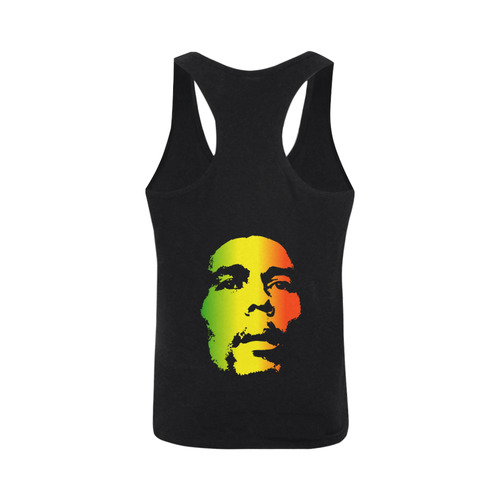 King Of Reggae Bob Marley Men's I-shaped Tank Top (Model T32)