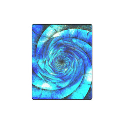 Galaxy Wormhole Spiral 3D - Jera Nour Blanket 40"x50"