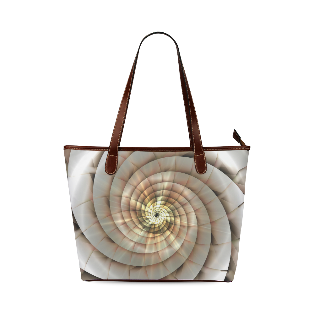 Spiral Eye 3D - Jera Nour Shoulder Tote Bag (Model 1646)