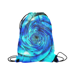 Galaxy Wormhole Spiral 3D - Jera Nour Large Drawstring Bag Model 1604 (Twin Sides)  16.5"(W) * 19.3"(H)