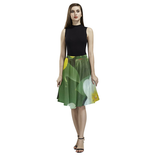 Spring in Vienna 7 by FeelGood Melete Pleated Midi Skirt (Model D15)