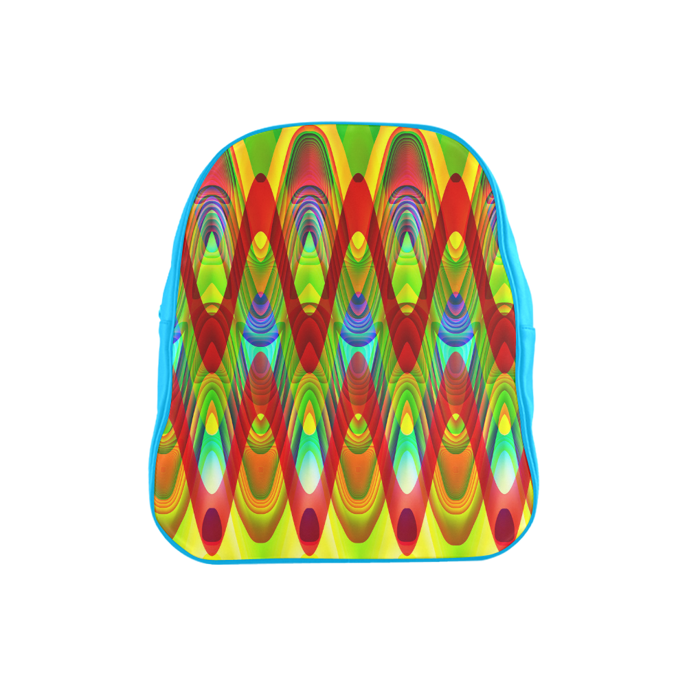 2D Wave #1A - Jera Nour School Backpack (Model 1601)(Small)