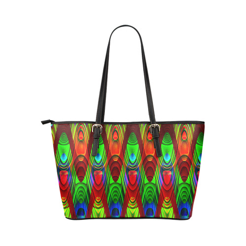 2D Wave #1B - Jera Nour Leather Tote Bag/Small (Model 1651)