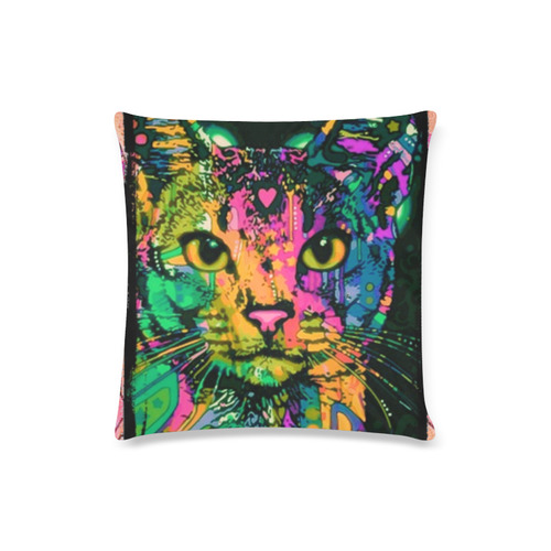 BohooCat Custom Zippered Pillow Case 16"x16"(Twin Sides)