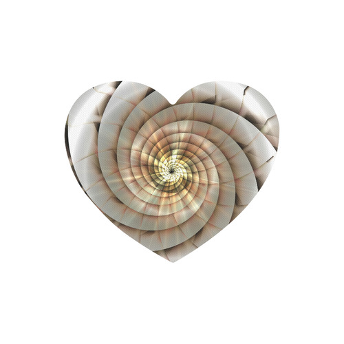 Spiral Eye 3D - Jera Nour Heart-shaped Mousepad