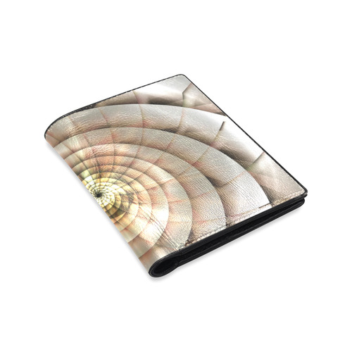 Spiral Eye 3D - Jera Nour Men's Leather Wallet (Model 1612)