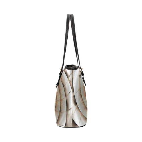 Spiral Eye 3D - Jera Nour Leather Tote Bag/Large (Model 1651)