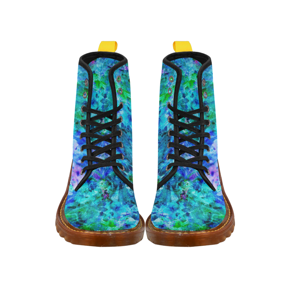 Aqua Gemstones Martin Boots For Women Model 1203H