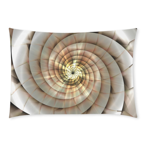 Spiral Eye 3D - Jera Nour Custom Rectangle Pillow Case 20x30 (One Side)