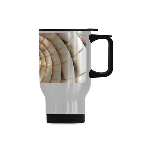 Spiral Eye 3D - Jera Nour Travel Mug (Silver) (14 Oz)