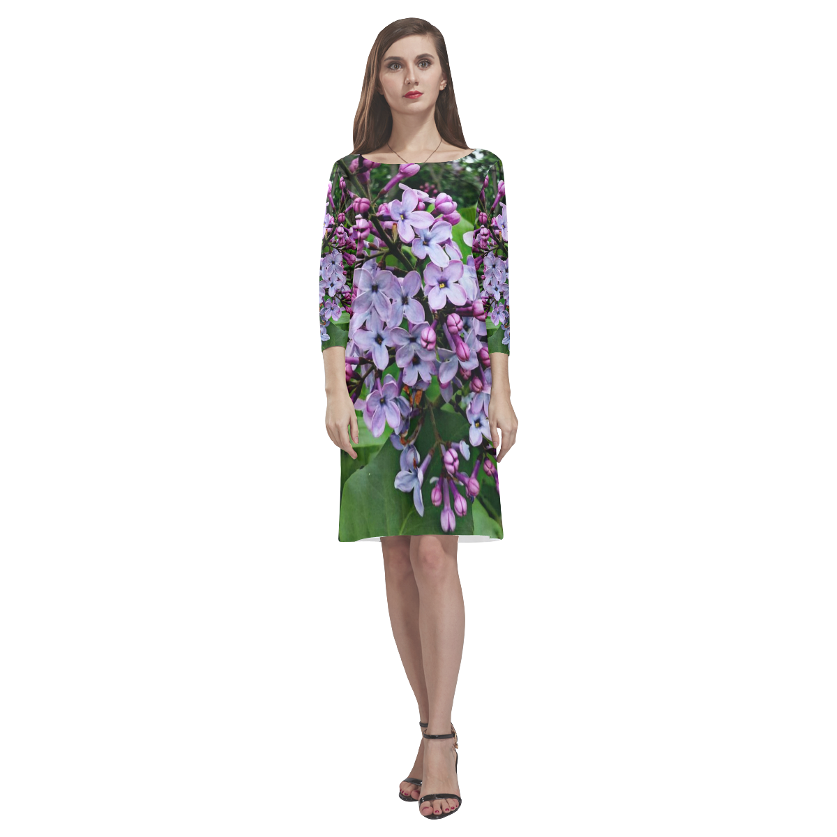 Spring in Vienna 8 by FeelGood Rhea Loose Round Neck Dress(Model D22)