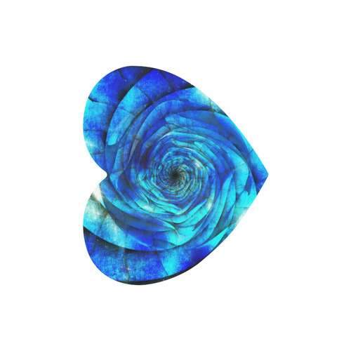 Galaxy Wormhole Spiral 3D - Jera Nour Heart-shaped Mousepad