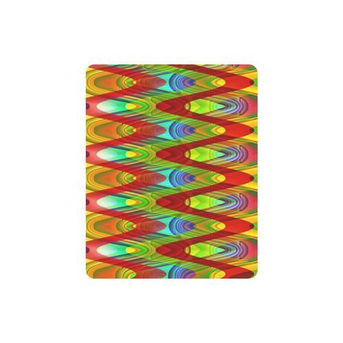2D Wave #1A - Jera Nour Rectangle Mousepad