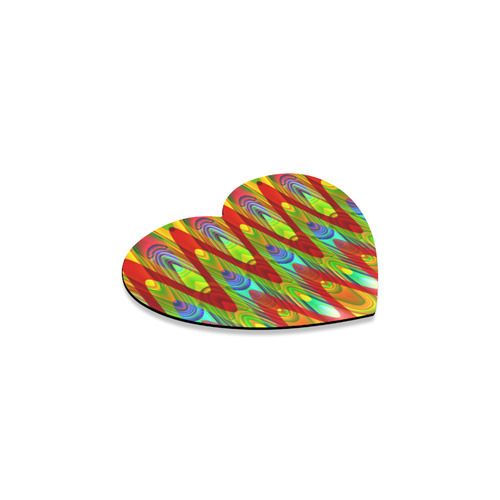 2D Wave #1A - Jera Nour Heart Coaster