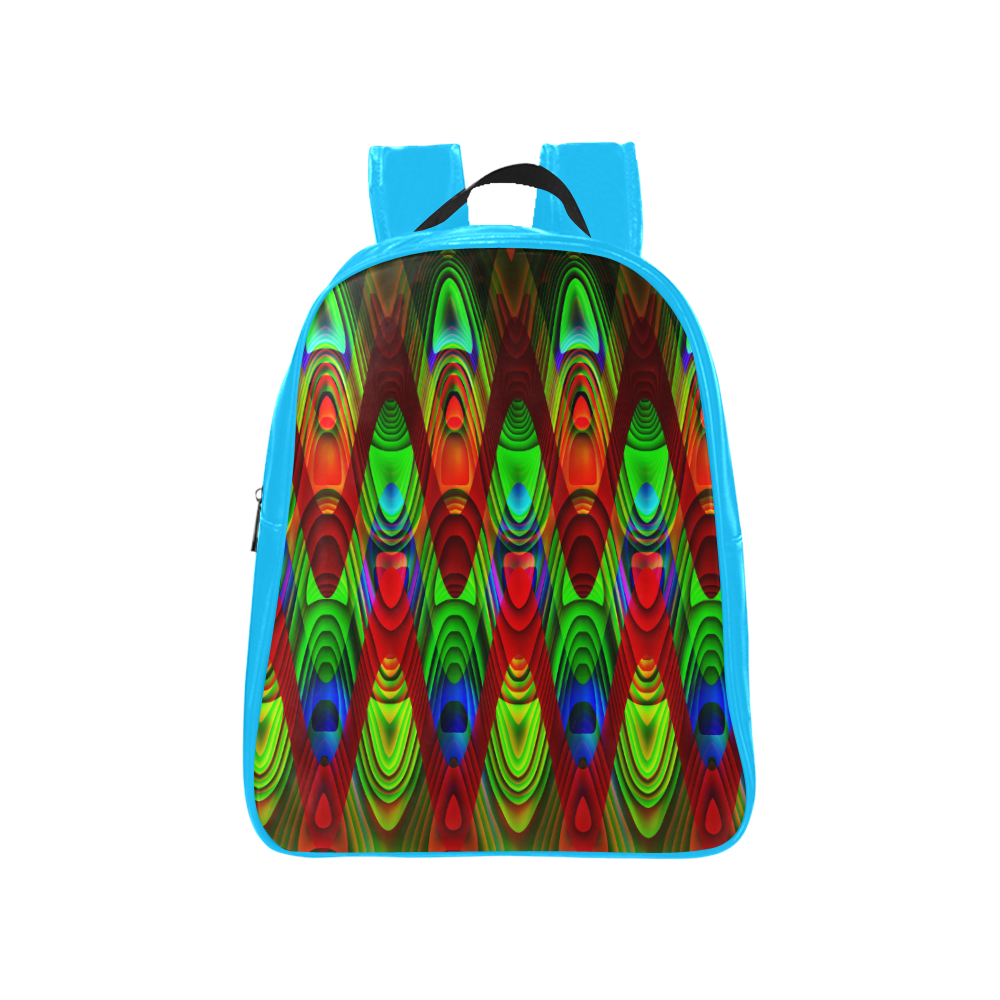 2D Wave #1B - Jera Nour School Backpack (Model 1601)(Small)