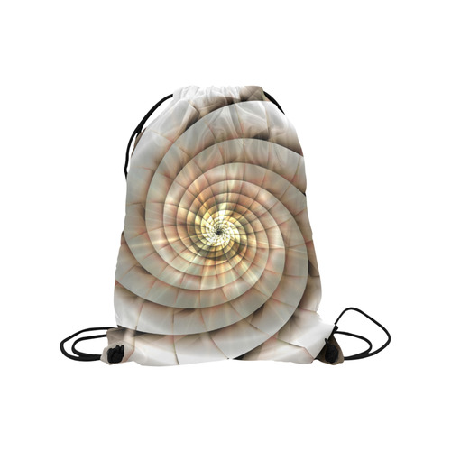 Spiral Eye 3D - Jera Nour Medium Drawstring Bag Model 1604 (Twin Sides) 13.8"(W) * 18.1"(H)