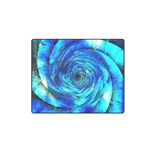 Galaxy Wormhole Spiral 3D - Jera Nour Blanket 40"x50"