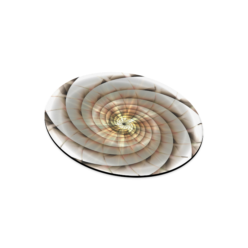 Spiral Eye 3D - Jera Nour Round Mousepad
