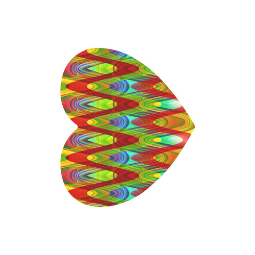 2D Wave #1A - Jera Nour Heart-shaped Mousepad