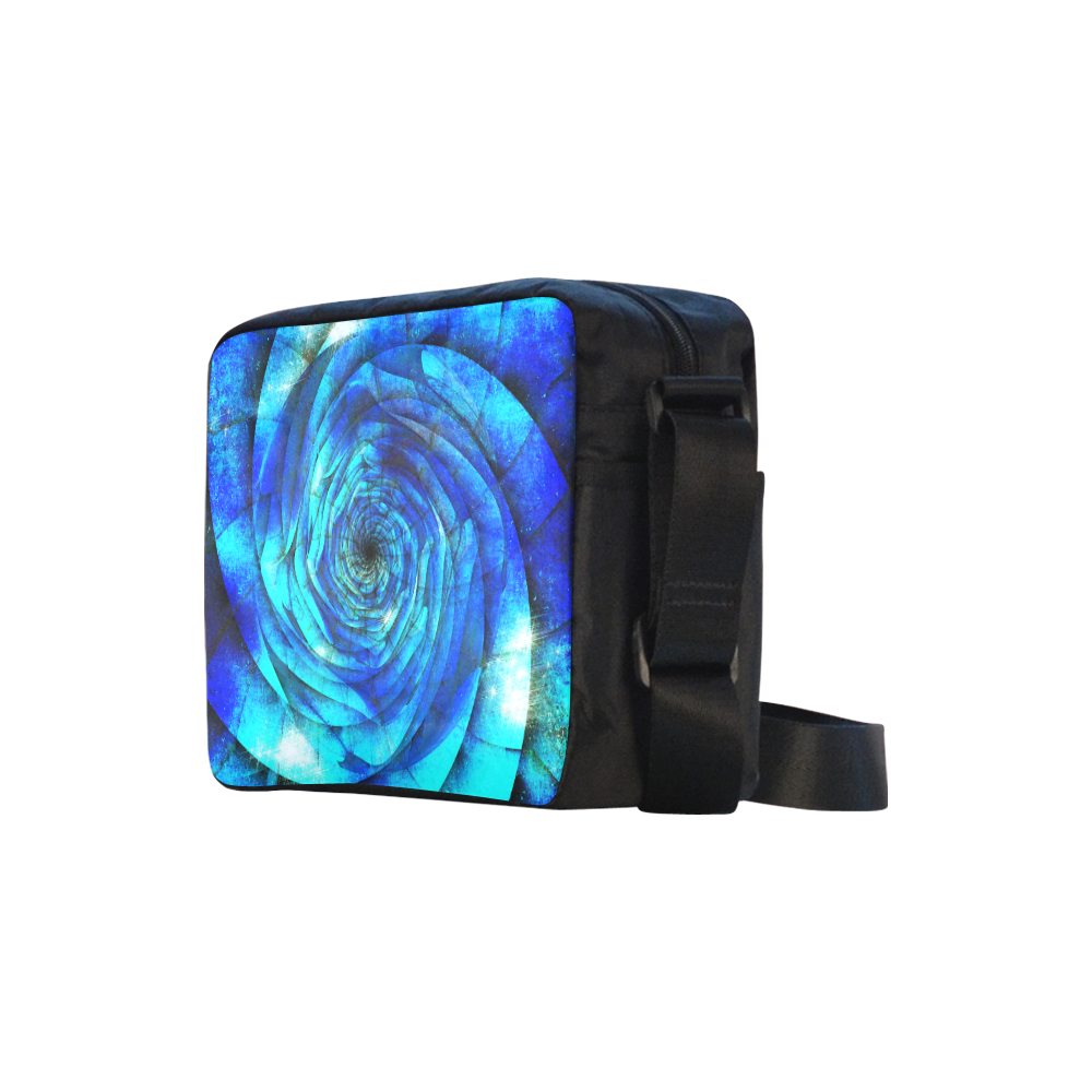 Galaxy Wormhole Spiral 3D - Jera Nour Classic Cross-body Nylon Bags (Model 1632)