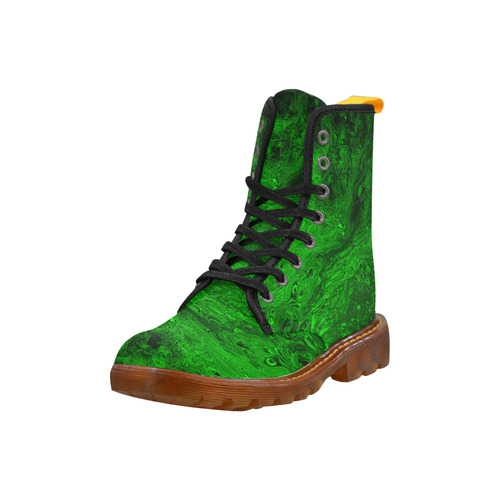 Secret Caves - Green Martin Boots For Women Model 1203H
