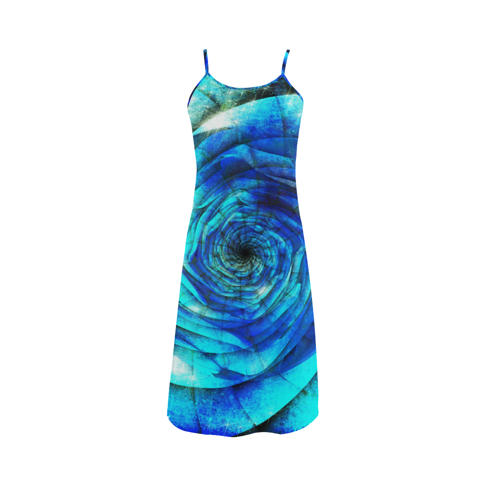Galaxy Wormhole Spiral 3D - Jera Nour Alcestis Slip Dress (Model D05)