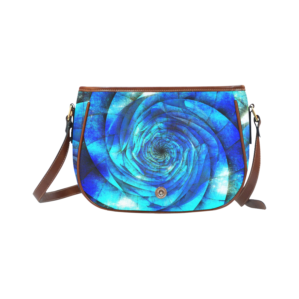 Galaxy Wormhole Spiral 3D - Jera Nour Saddle Bag/Large (Model 1649)
