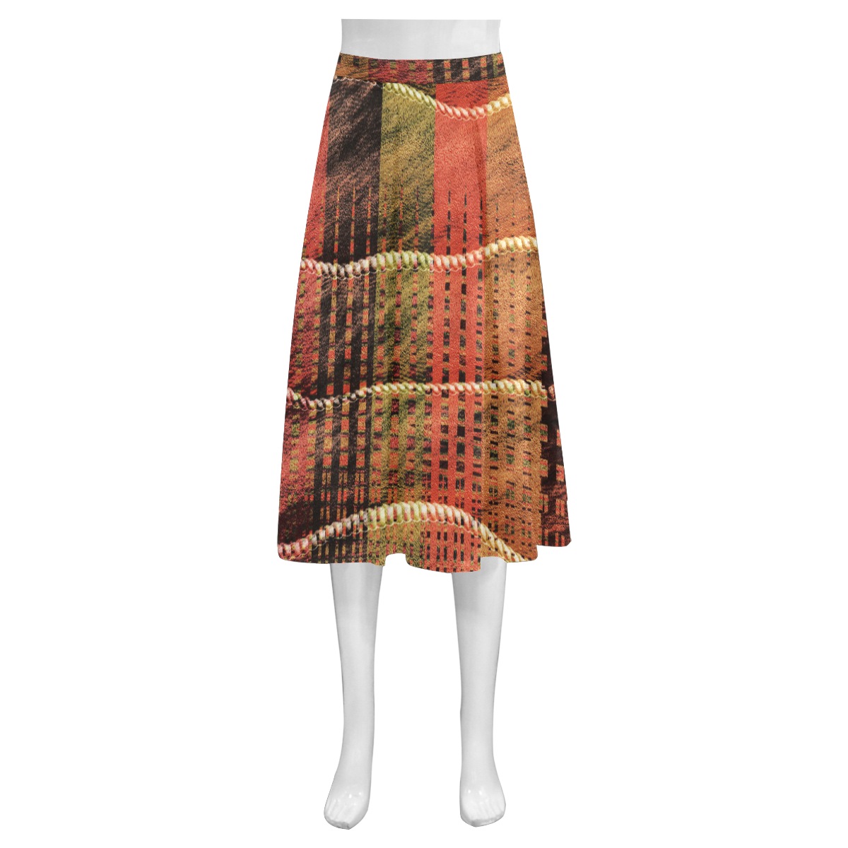 Batik Maharani #6 - Jera Nour Mnemosyne Women's Crepe Skirt (Model D16)