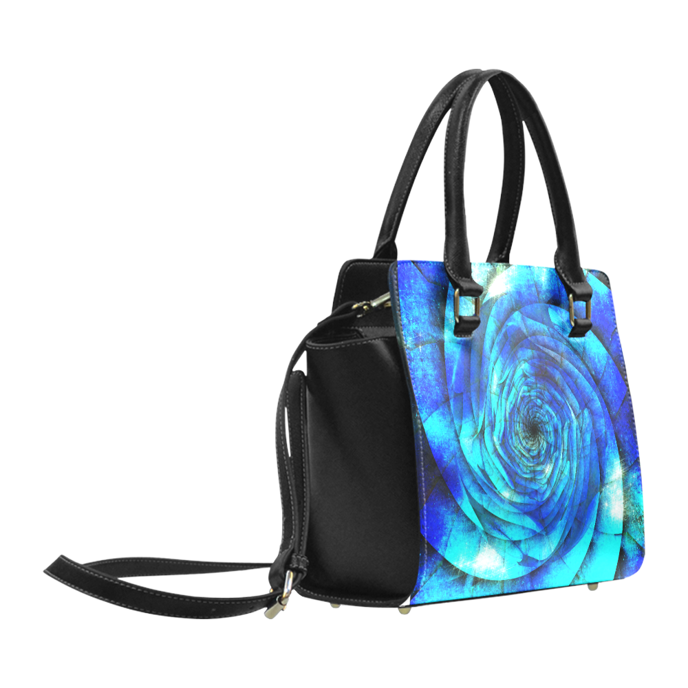 Galaxy Wormhole Spiral 3D - Jera Nour Classic Shoulder Handbag (Model 1653)