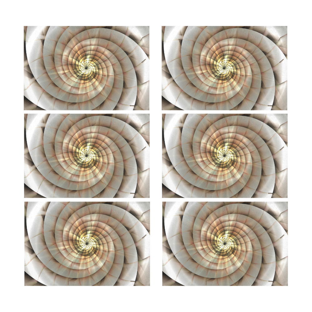 Spiral Eye 3D - Jera Nour Placemat 12’’ x 18’’ (Set of 6)