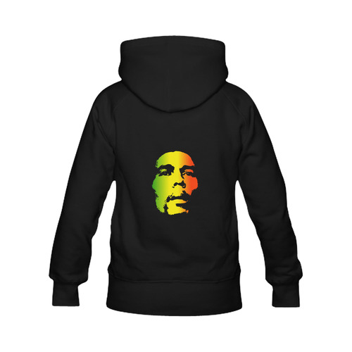 King Of Reggae Bob Marley Women's Classic Hoodies (Model H07)