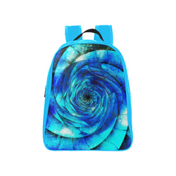 Galaxy Wormhole Spiral 3D - Jera Nour School Backpack (Model 1601)(Small)