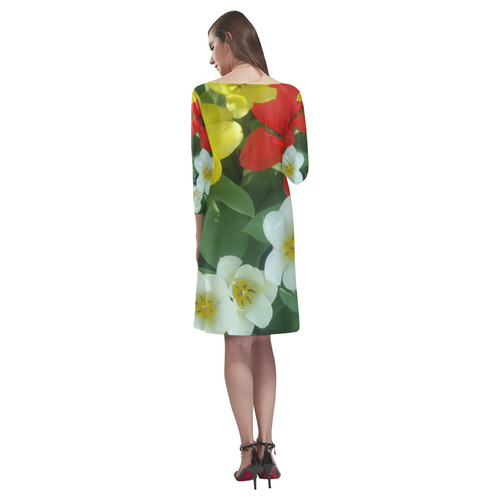Spring in Vienna 7 by FeelGood Rhea Loose Round Neck Dress(Model D22)