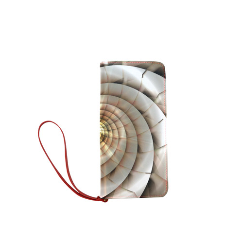 Spiral Eye 3D - Jera Nour Women's Clutch Wallet (Model 1637)