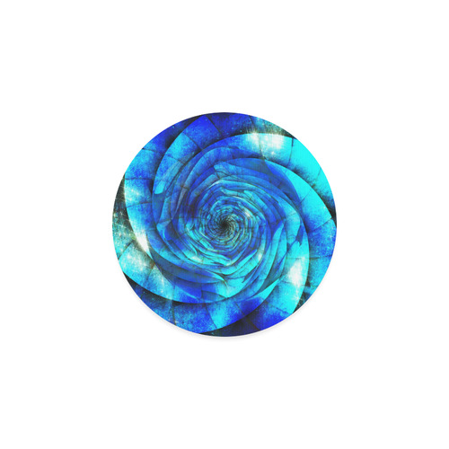 Galaxy Wormhole Spiral 3D - Jera Nour Round Coaster