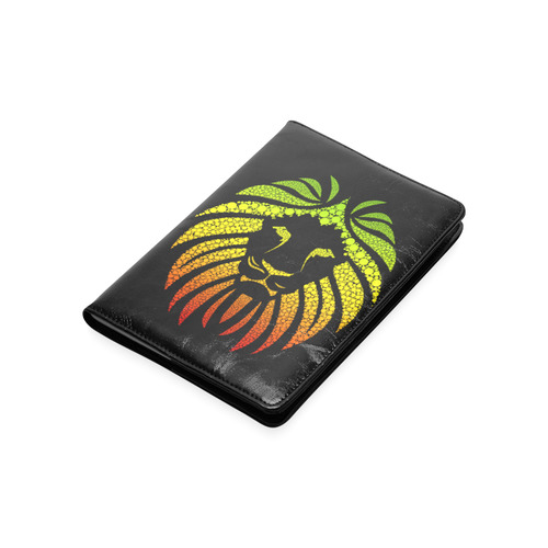 Rastafari Lion Dots green yellow red Custom NoteBook A5