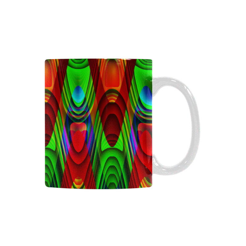 2D Wave #1B - Jera Nour White Mug(11OZ)