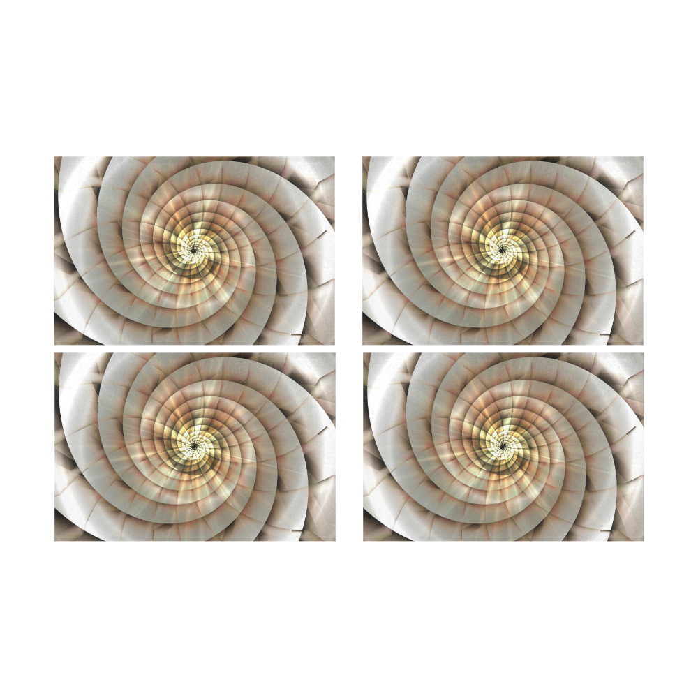 Spiral Eye 3D - Jera Nour Placemat 12’’ x 18’’ (Four Pieces)
