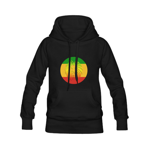 Rastafari Lion Flag green yellow red Men's Classic Hoodie (Remake) (Model H10)