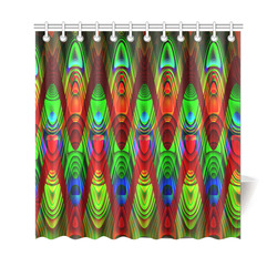2D Wave #1B - Jera Nour Shower Curtain 69"x70"