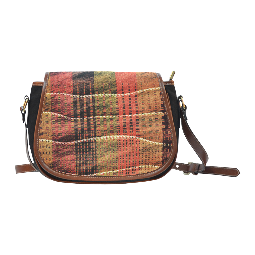 Batik Maharani #6 - Jera Nour Saddle Bag/Small (Model 1649)(Flap Customization)