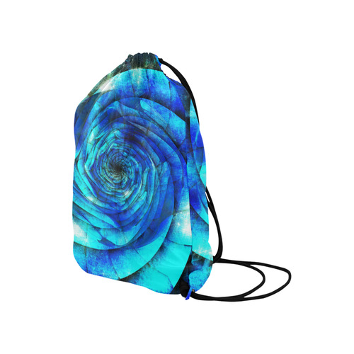 Galaxy Wormhole Spiral 3D - Jera Nour Medium Drawstring Bag Model 1604 (Twin Sides) 13.8"(W) * 18.1"(H)