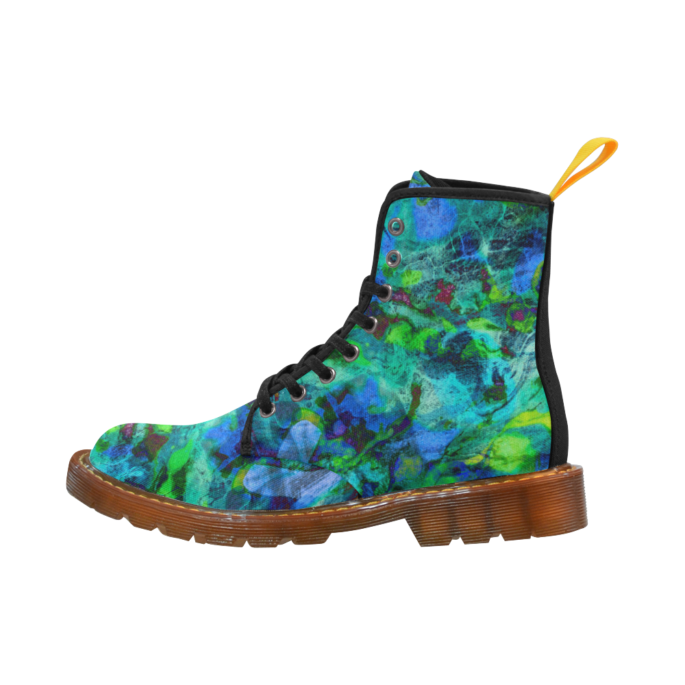 Sand Painting Martin Boots For Women Model 1203H