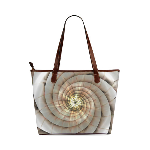 Spiral Eye 3D - Jera Nour Shoulder Tote Bag (Model 1646)