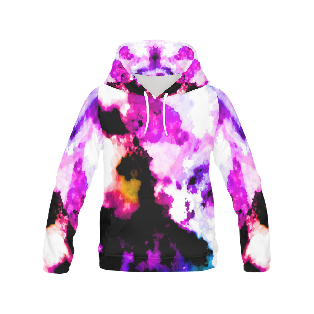 watercolor  21 All Over Print Hoodie for Women (USA Size) (Model H13)