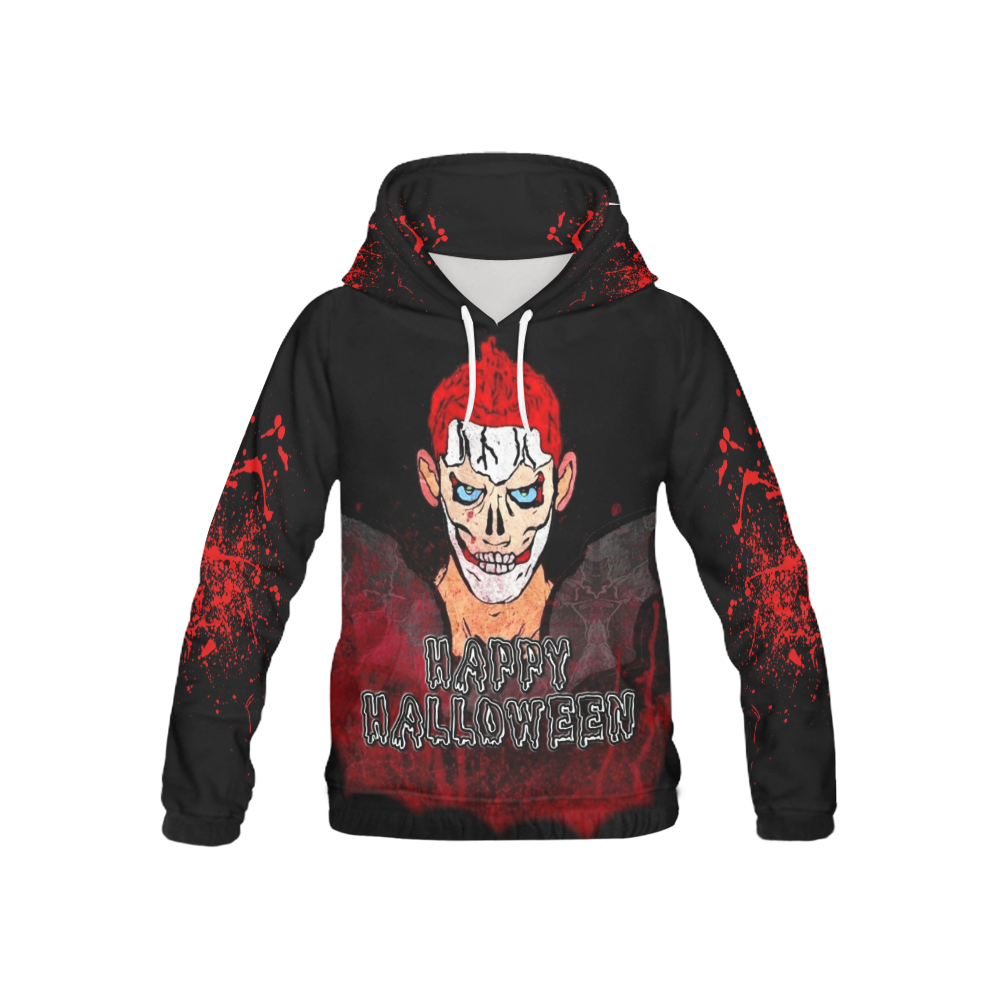 Happy Hallloween by Popart Lover All Over Print Hoodie for Kid (USA Size) (Model H13)