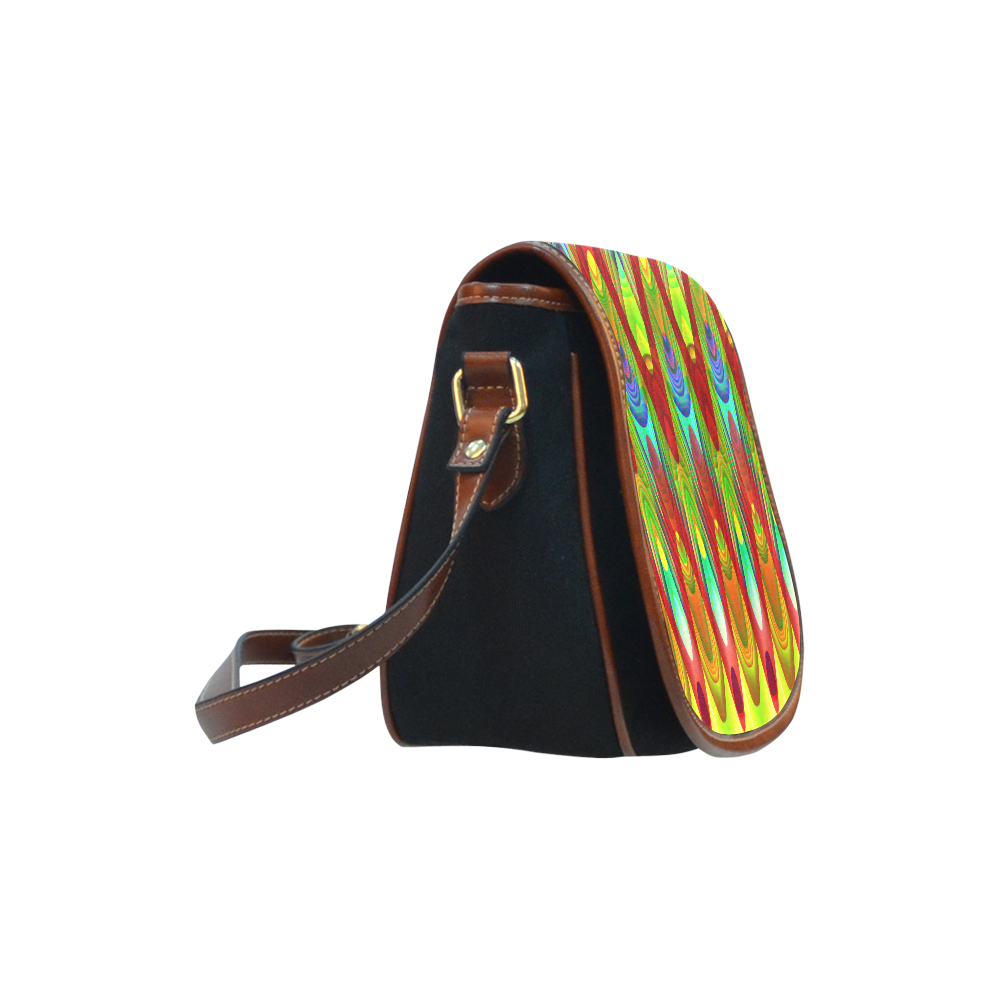 2D Wave #1A - Jera Nour Saddle Bag/Small (Model 1649)(Flap Customization)