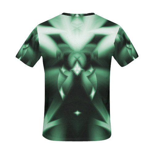 Jade All Over Print T-Shirt for Men (USA Size) (Model T40)