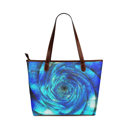 Galaxy Wormhole Spiral 3D - Jera Nour Shoulder Tote Bag (Model 1646)